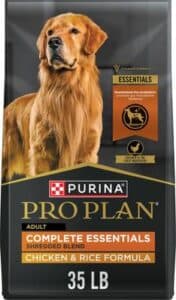 Purina Pro Plan Complete Essentials Adult Shredded Blend Chicken and Rice High Protein Formula with Probiotics Dry Dog Food