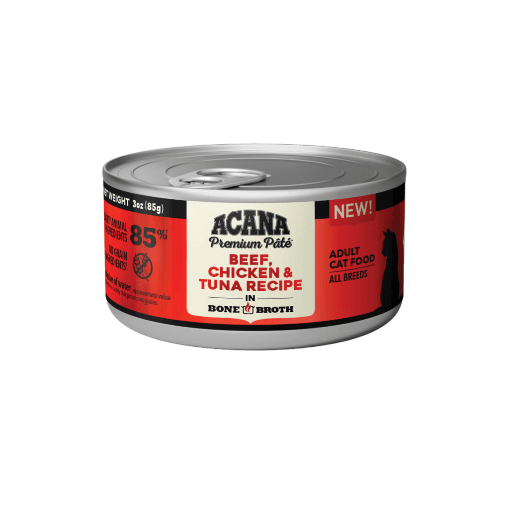 ACANA Premium Pate Beef, Chicken & Tuna Recipe