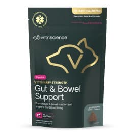 VetriScience Veterinary Strength Gut & Bowel Support Chews for Dogs & Cats